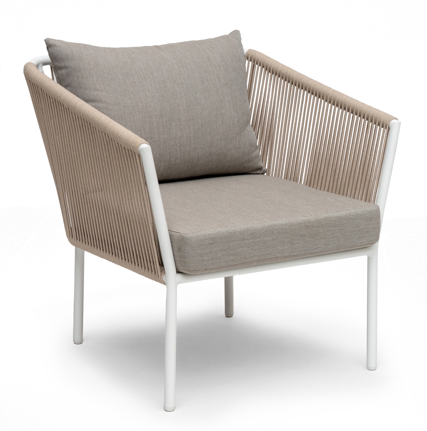 Lersund Loungesessel Alu/Olefin inkl. Kissen, Hillerstorp