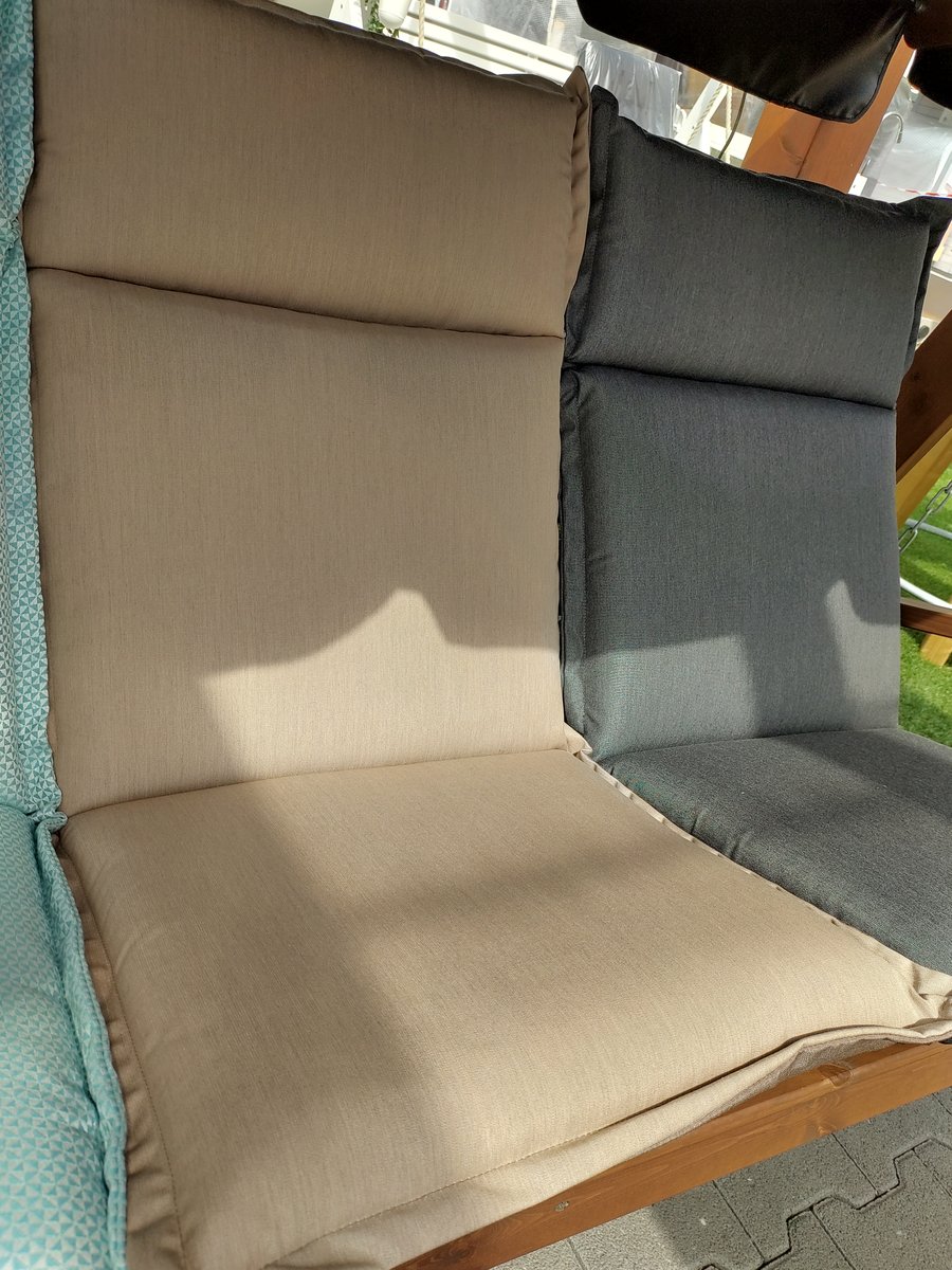 Auflage für Hochlehner"Sauerland Liso coco/integral" 127x56x9 cm