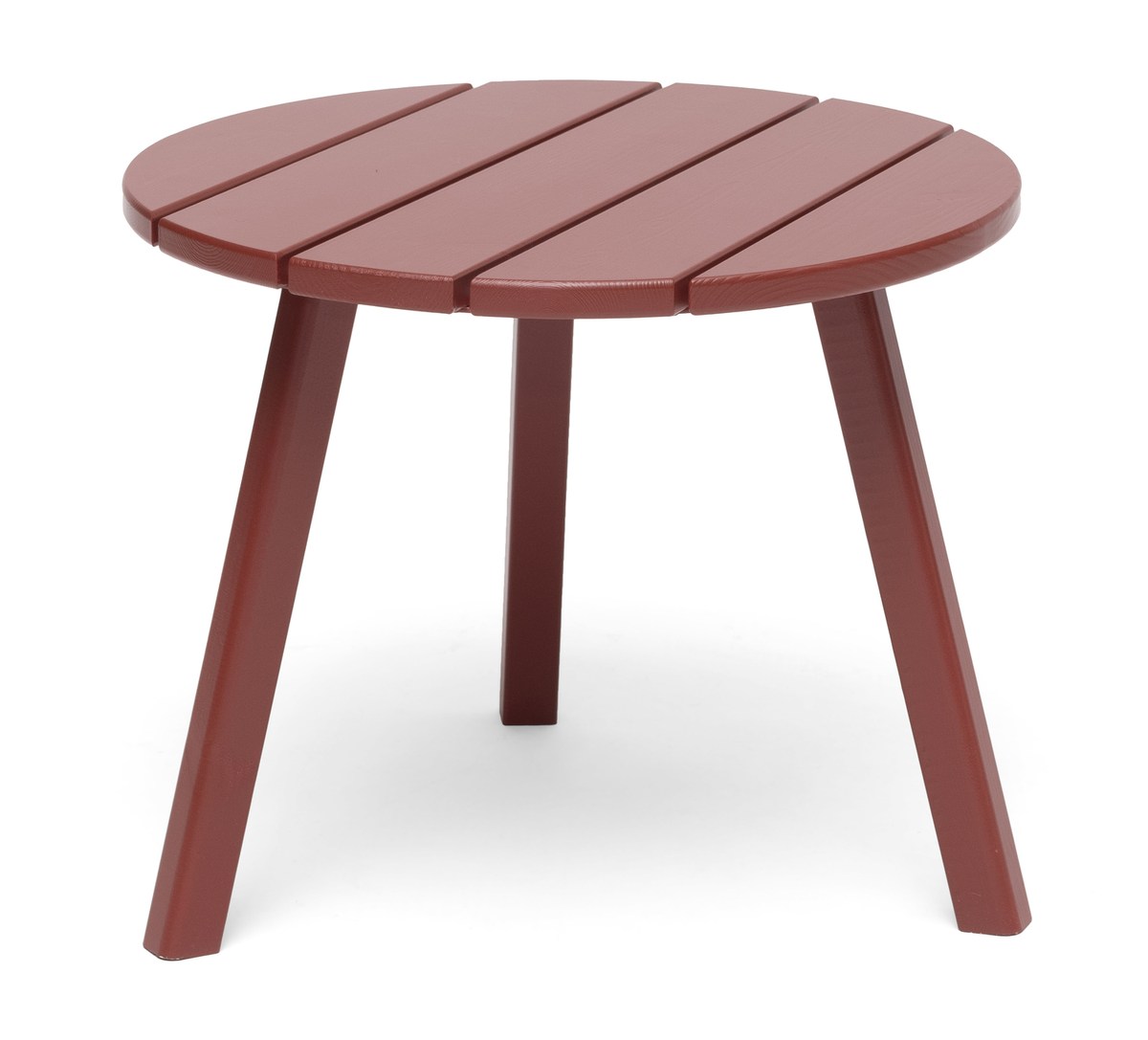 Tennessee Beistelltisch rund Ø 50 cm, Kiefernholz rot