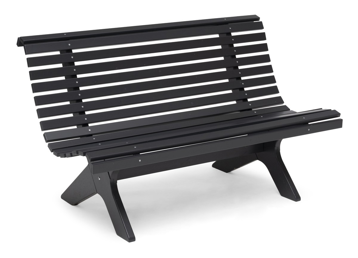 Lund Gartenbank 139x77x87 cm, FSC-Kiefernholz orkangrau
