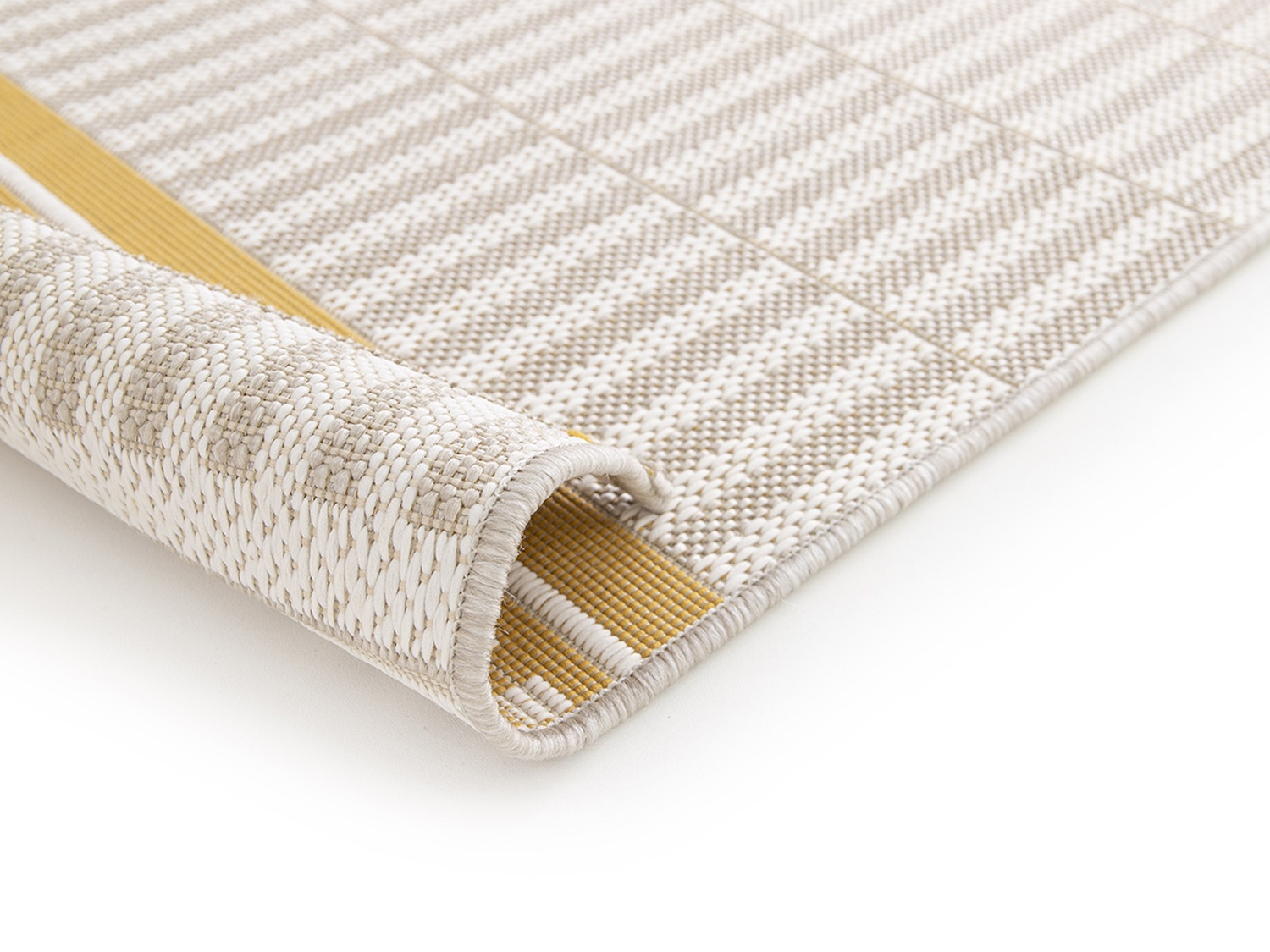 Rory Outdoorteppich 160x230 cm beige-weiß-gelb