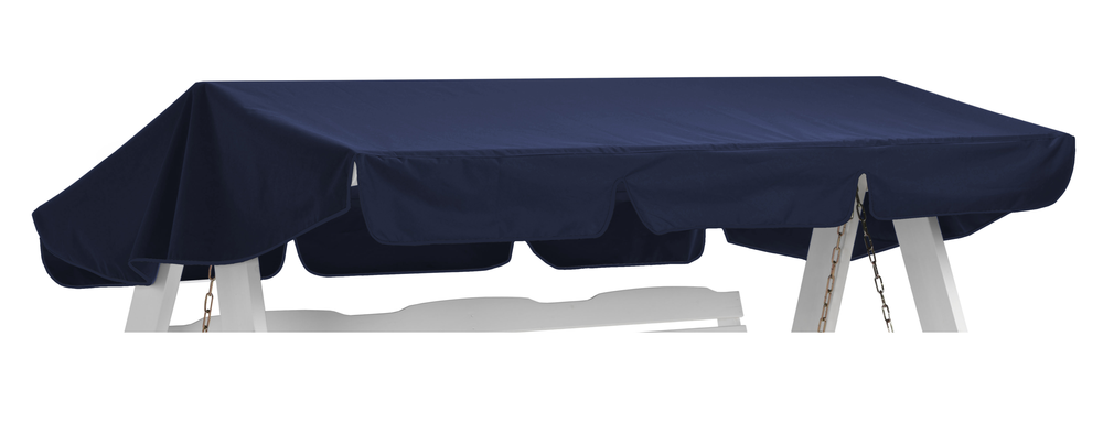 Dach für Hollywoodschaukel, Himmel / Sonnendach 191 x 125 cm marineblau, Polyester