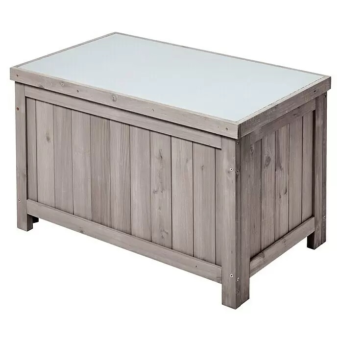 Butenkist Gartenbox Henriette, 75x45x45 cm, Holz grau