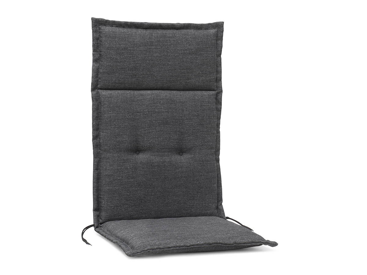 Milano 9806 Hochlehnerauflage 50x117x8 cm, schwarz-meliert