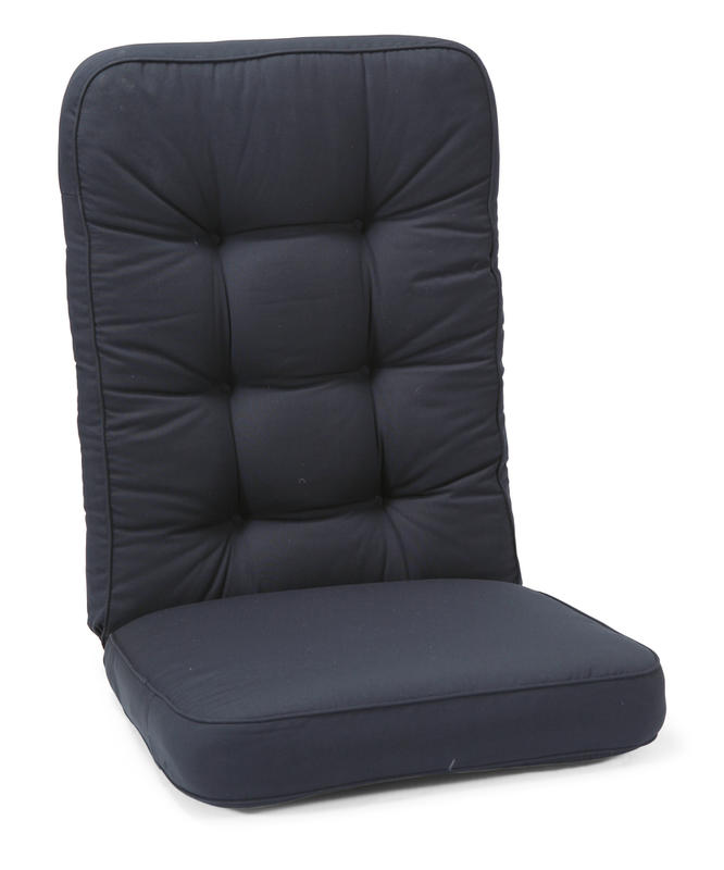 Texas 90 Polsterauflage Sitz/Rücken hoch 127x56x11 cm, marine, Dralon