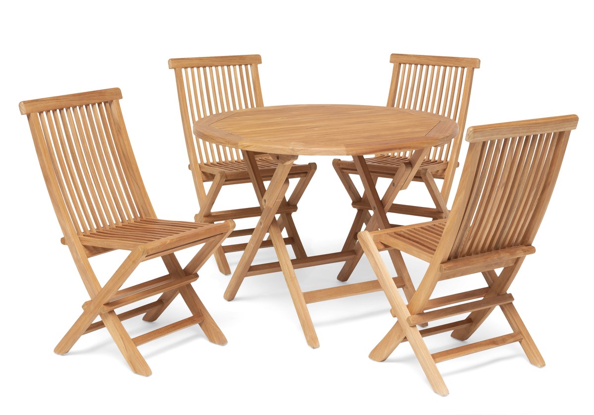 Nova Teak-Klappstuhl 2er-Set, Hillerstorp