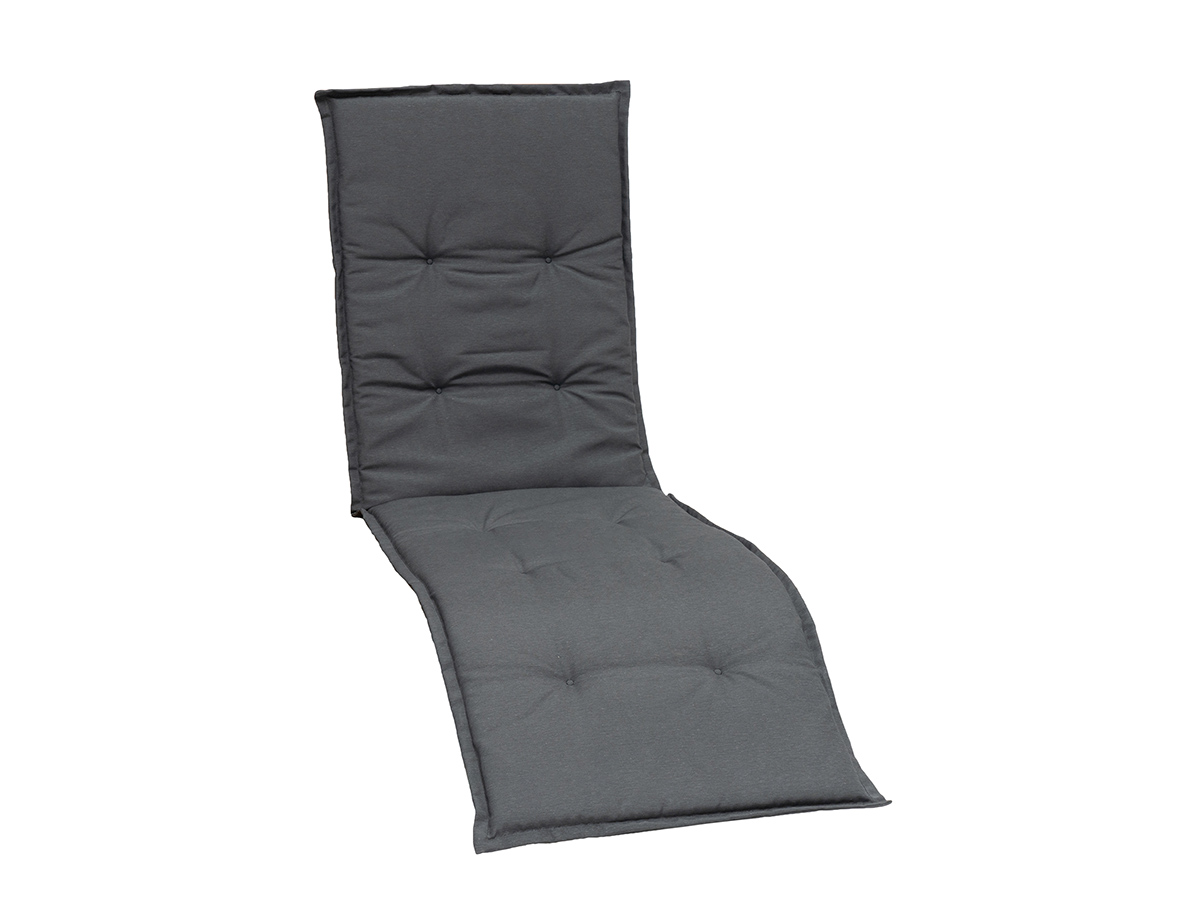 Liegestuhl-Auflage 945, 190x50x5 cm, Panama schwarz, Hillerstorp