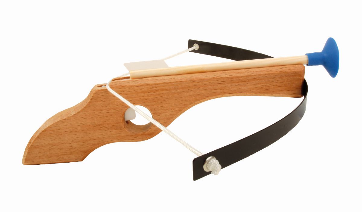 Wiki Spiel-Armbrust + 3 Pfeile, 26 cm