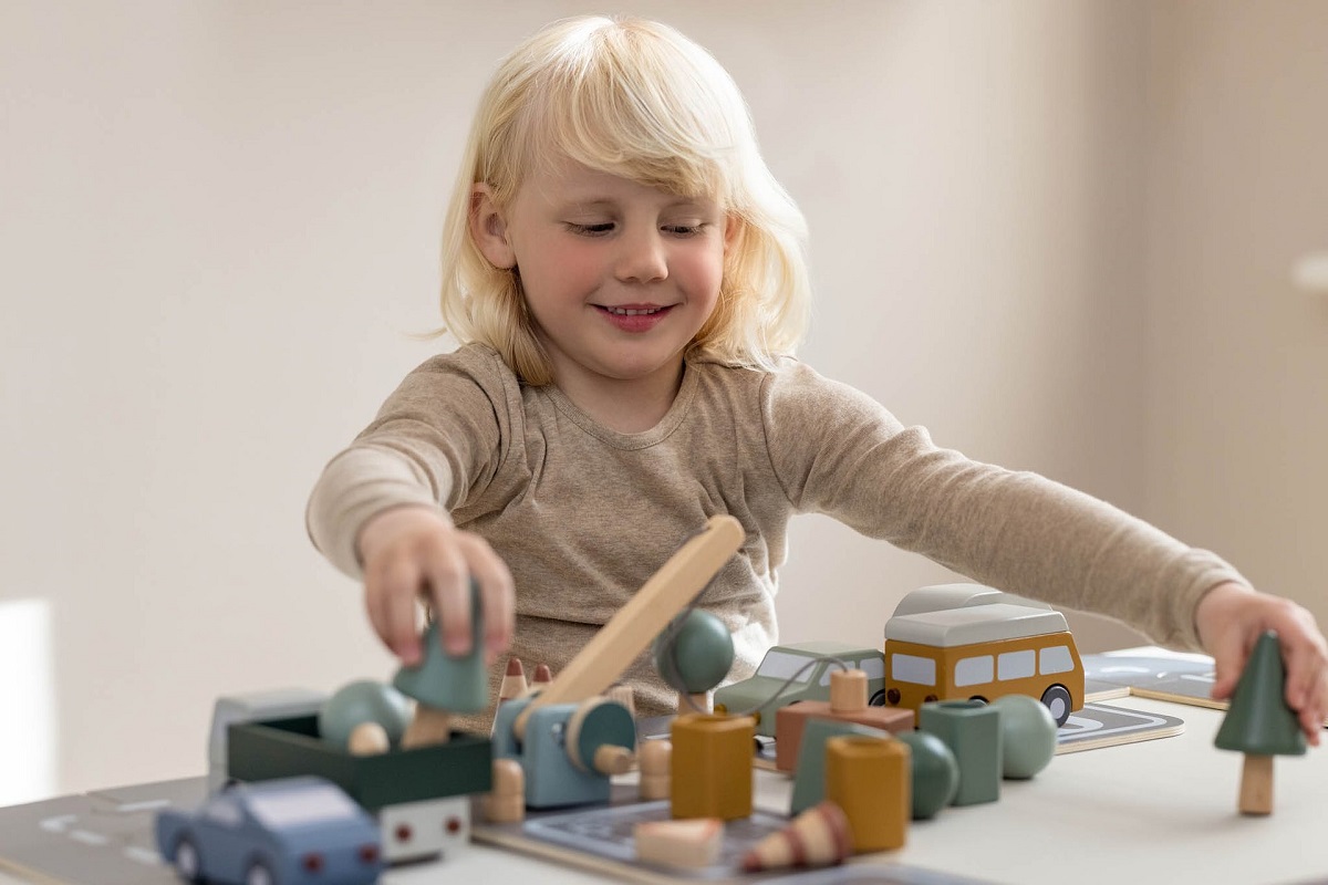 Flexa Zubehör Autorennbahn, 13-teilig