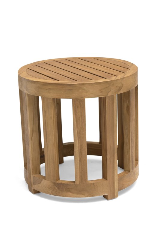 Himmelsnäs Beistelltisch Teak rund Ø 50 x Höhe 50 cm