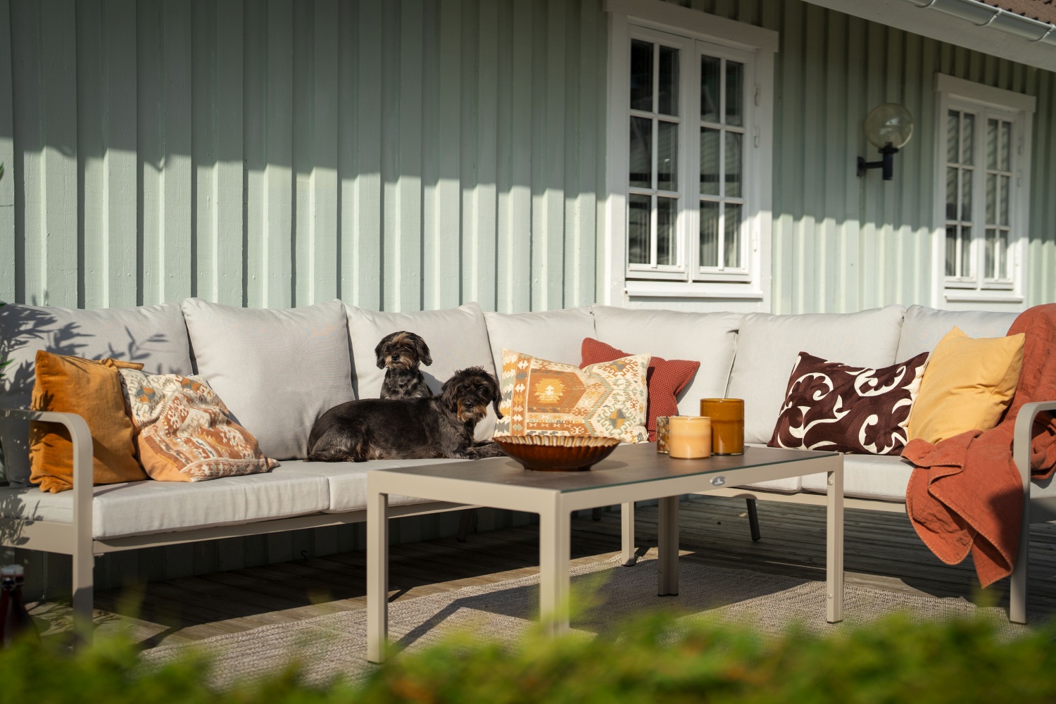 Hånger Garten-Ecksofa Alu inkl. Olefin-Kissen, Outdoor-Loungeecke