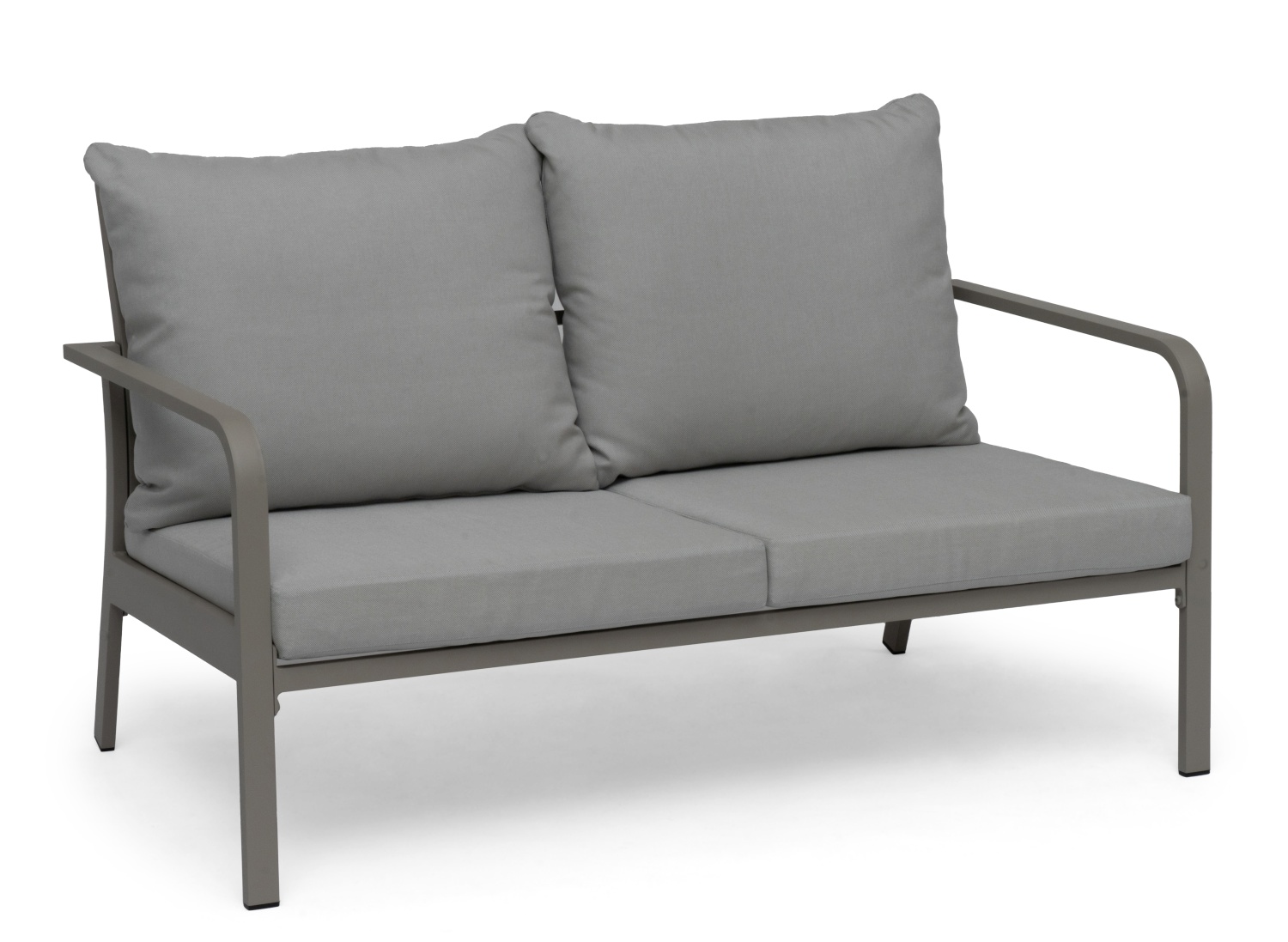 Hånger Loungesofa 2-Sitzer Alu inkl. Olefin-Kissen