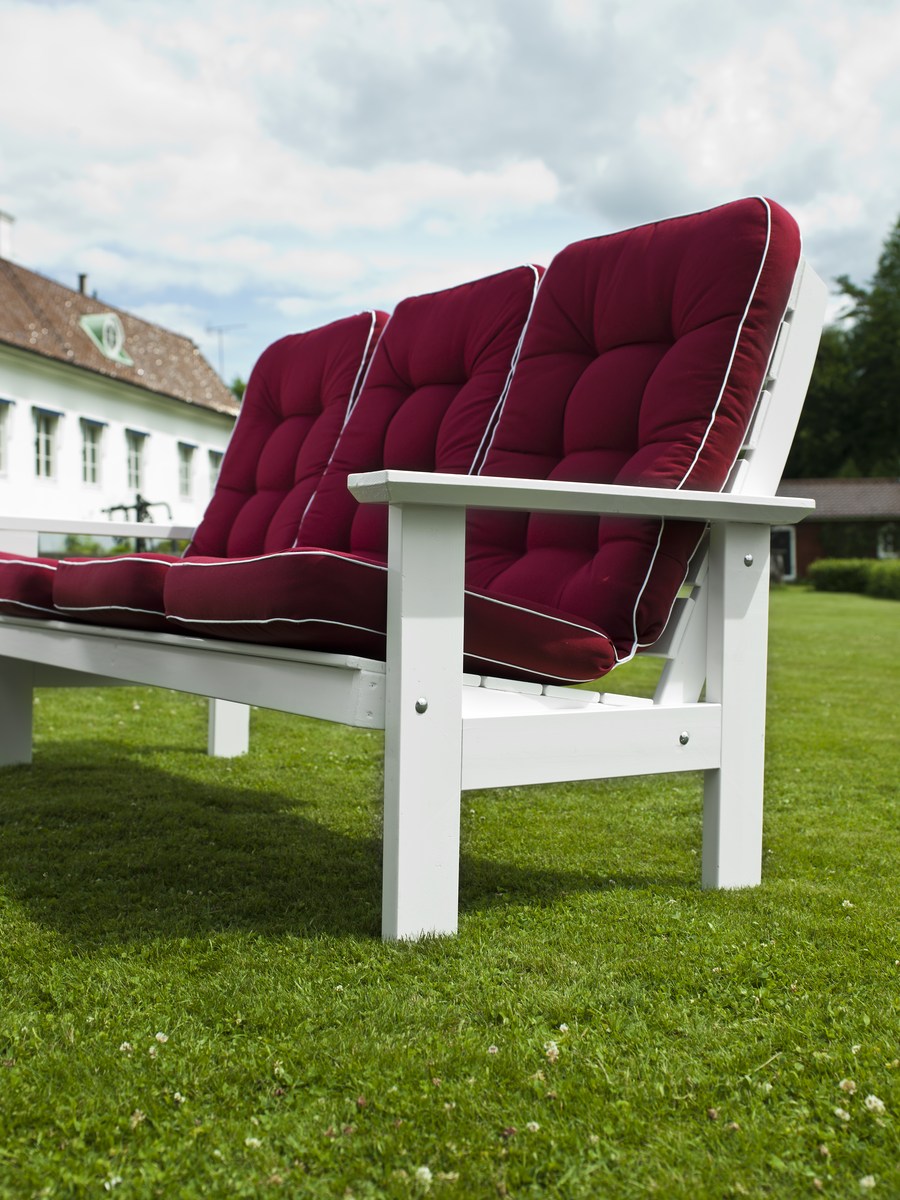Herrgård 3-Sitzer Sofa aus FSC-Holz weiß von Hillerstorp