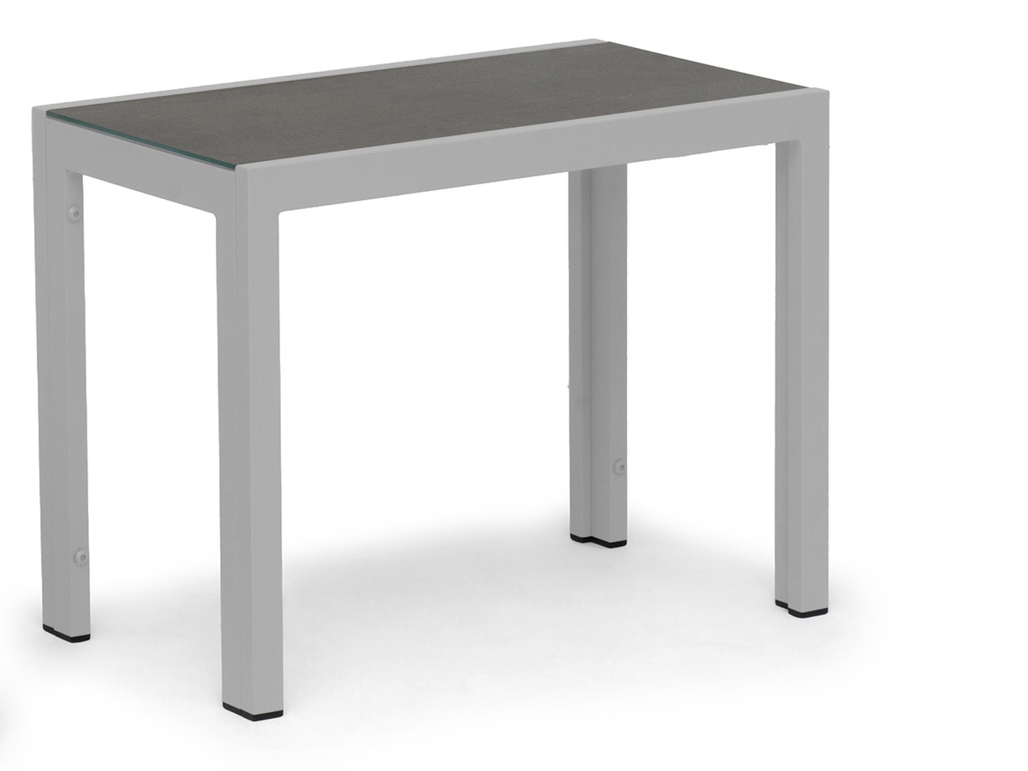 Hånger Beistelltisch 60x35x47 cm Alu mit keramischer Tischplatte