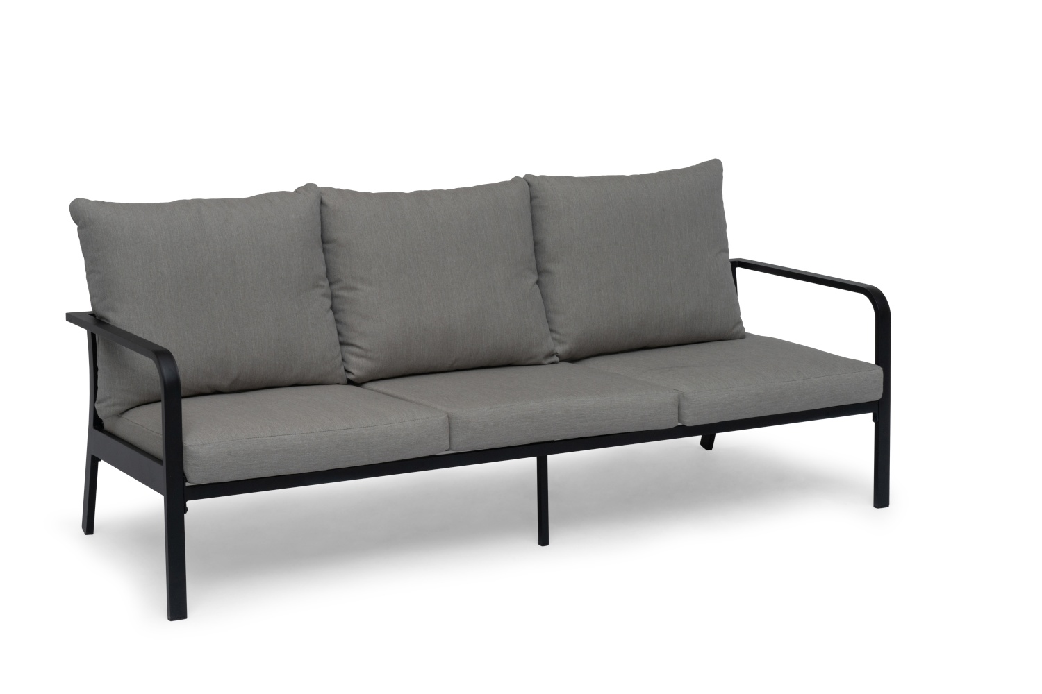 Hånger Loungesofa 3-Sitzer Alu inkl. Olefin-Kissen