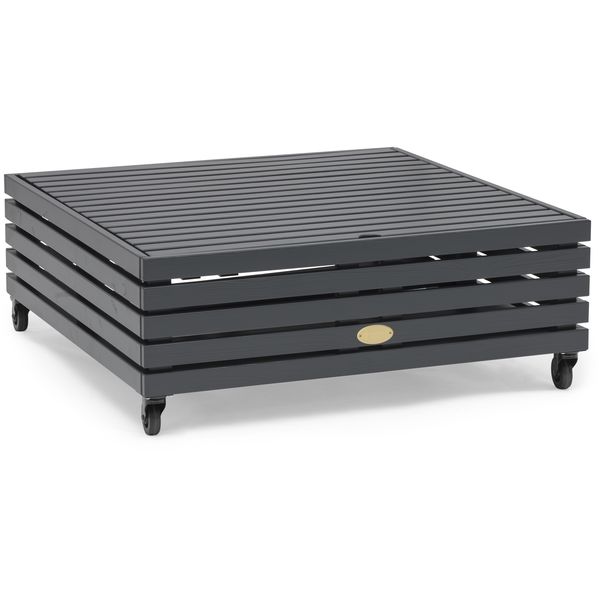 Bara Vara Hocker mit Stauraum, Lounge-Modul aus orkangrauem Kiefernholz