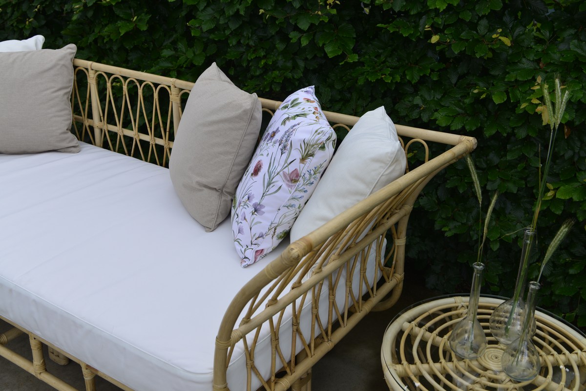 Lyckesö Rattan-Tagesbett / Daybed inkl. Polster von Hillerstorp