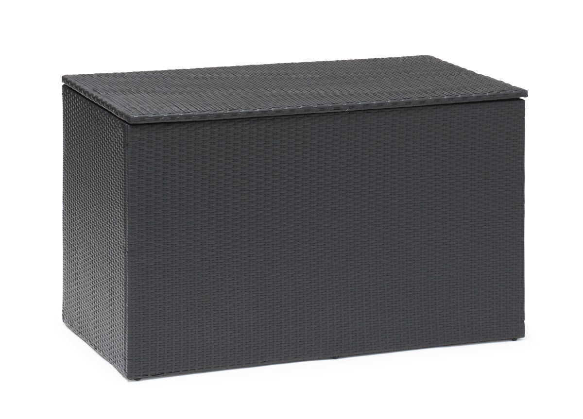 Boston Auflagenbox XL / Gartenbox 136x78x77 cm Polyrattan schwarz